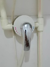 通用水龙头热水器配件贴墙式淋浴阀混合混水阀调温阀明装冷热跨境