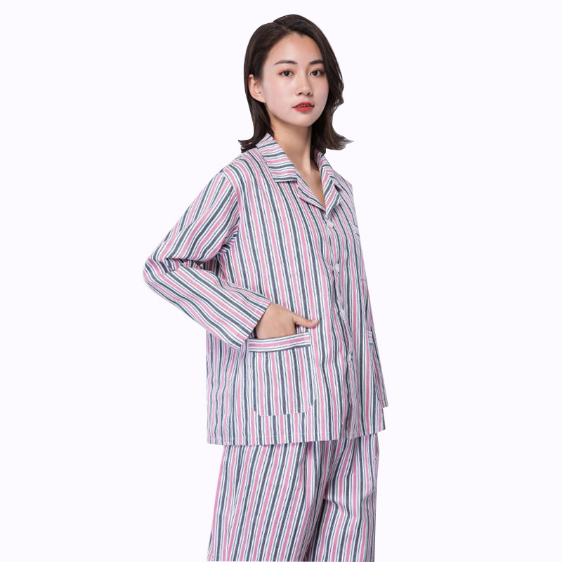 病号服睡衣衬衫病人衣服女纯棉长袖套装医院病员服宽松易穿脱病服