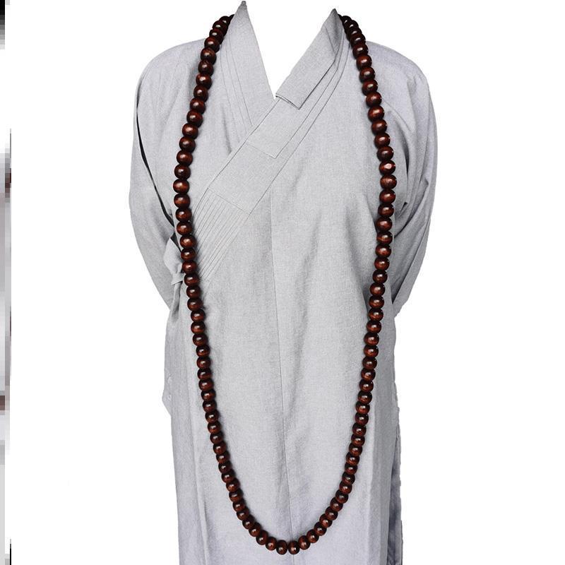 佛珠戴脖子的男士手串108颗念珠18颗男款大颗粒挂件手链和尚道具