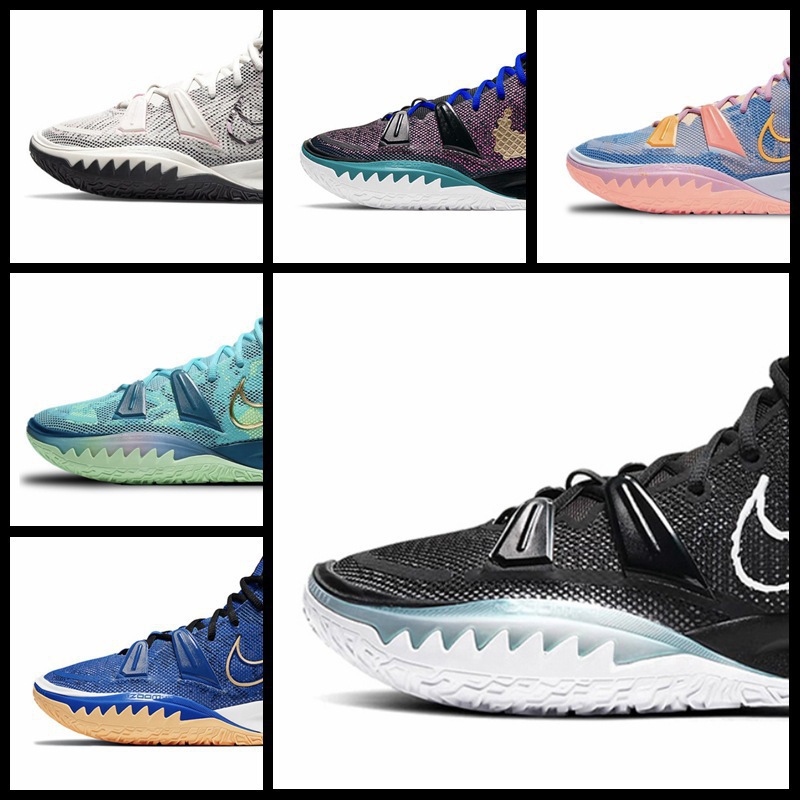 正品欧文7代运动鞋aj6实战高帮气垫情侣篮球鞋鸳鸯湖水绿莆田纯原