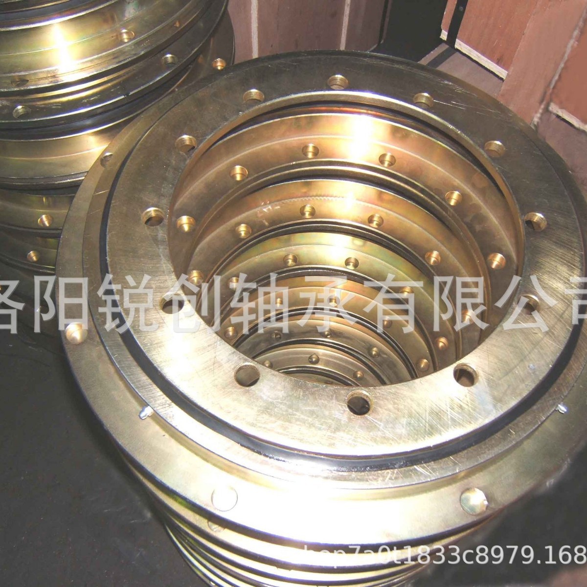 拖车用转盘轴承klk 850l 双法兰回转支承