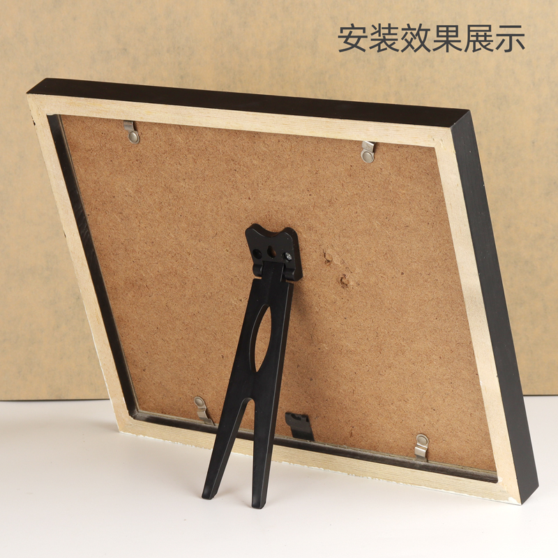 ll包邮照片墙背板摆台托架相框燕尾支架影楼相架大号白色相框托架