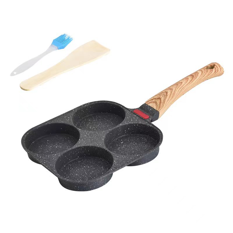 Omelet Burger Maker Non-stick Four-hole Omelet Pan