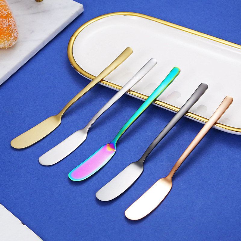 Cross-Border Creative 304 Stainless Steel Butter Knife Cheese Bread Jam Butter Knife Cream Baking