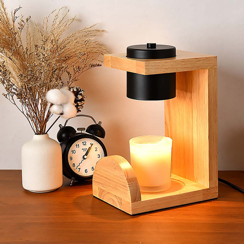 Creative Japanese Style Decoration Wax Melting Lamp Bedroom Bedside Personality Aromatherapy Candle Lamp Mid-Autumn Festival Gift Essential Oil Table Lamp