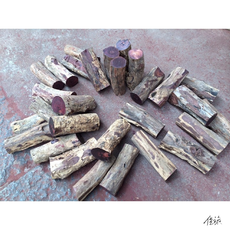 紫檀柳原木料 紫檀榴 实木 红木小料 笔筒 珠子根雕料 diy料-阿里巴巴