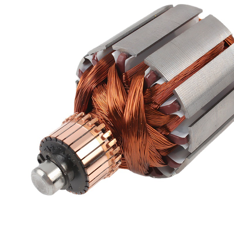 厂家供应多种电机转子 12v纯铜线圈电动机转子 lc-dj-03电机转子