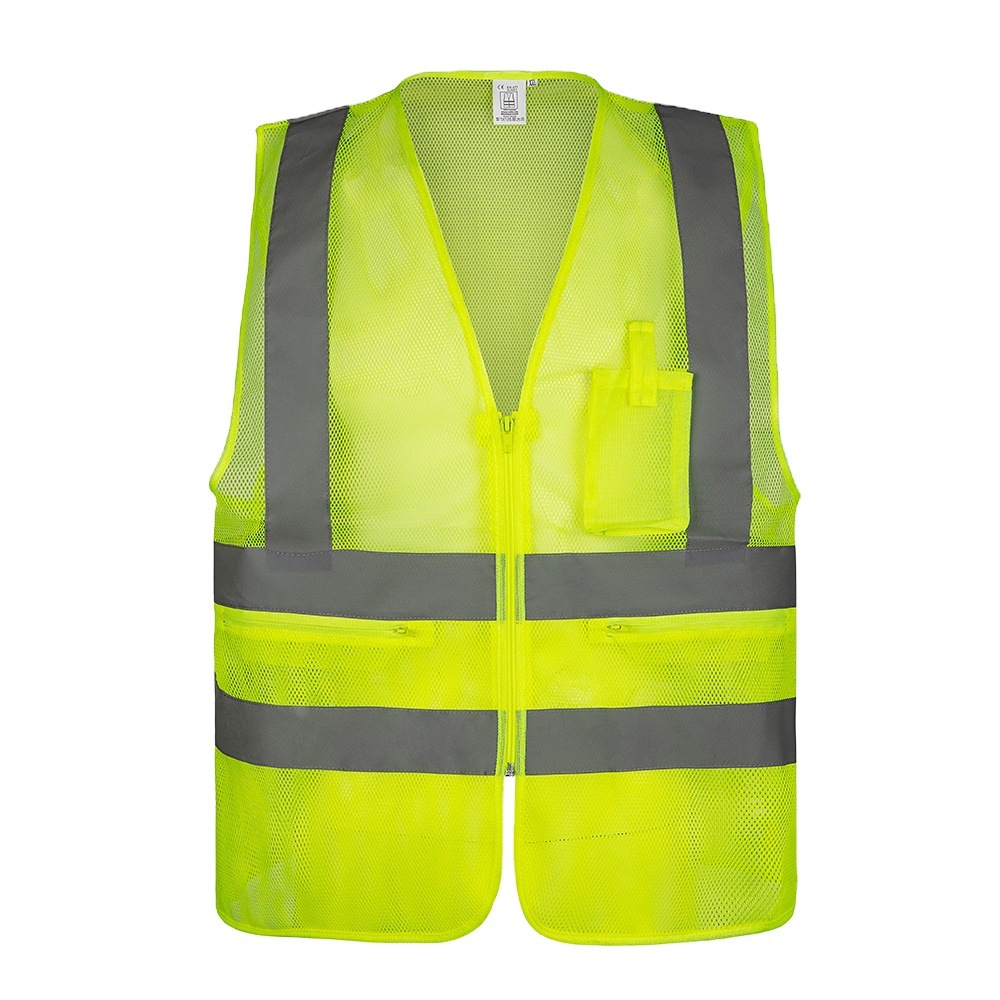 Customizable Construction Site Traffic Safety Reflective Mesh Vest Reflective Vest Work Clothes