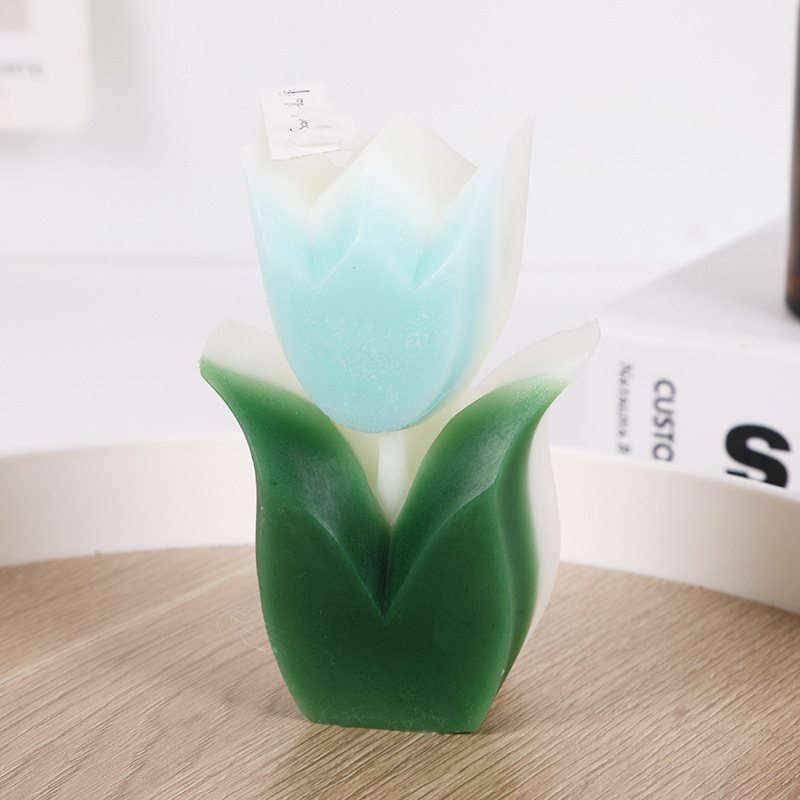 Tulip Aromatherapy Candle Wholesale Handmade Fragrance Flower Shape Candle Aroma Gift