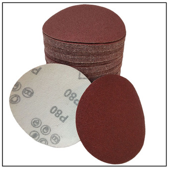 金牛干磨砂纸 4寸5寸植绒砂纸片 9寸家具金属打磨圆盘白色打磨片