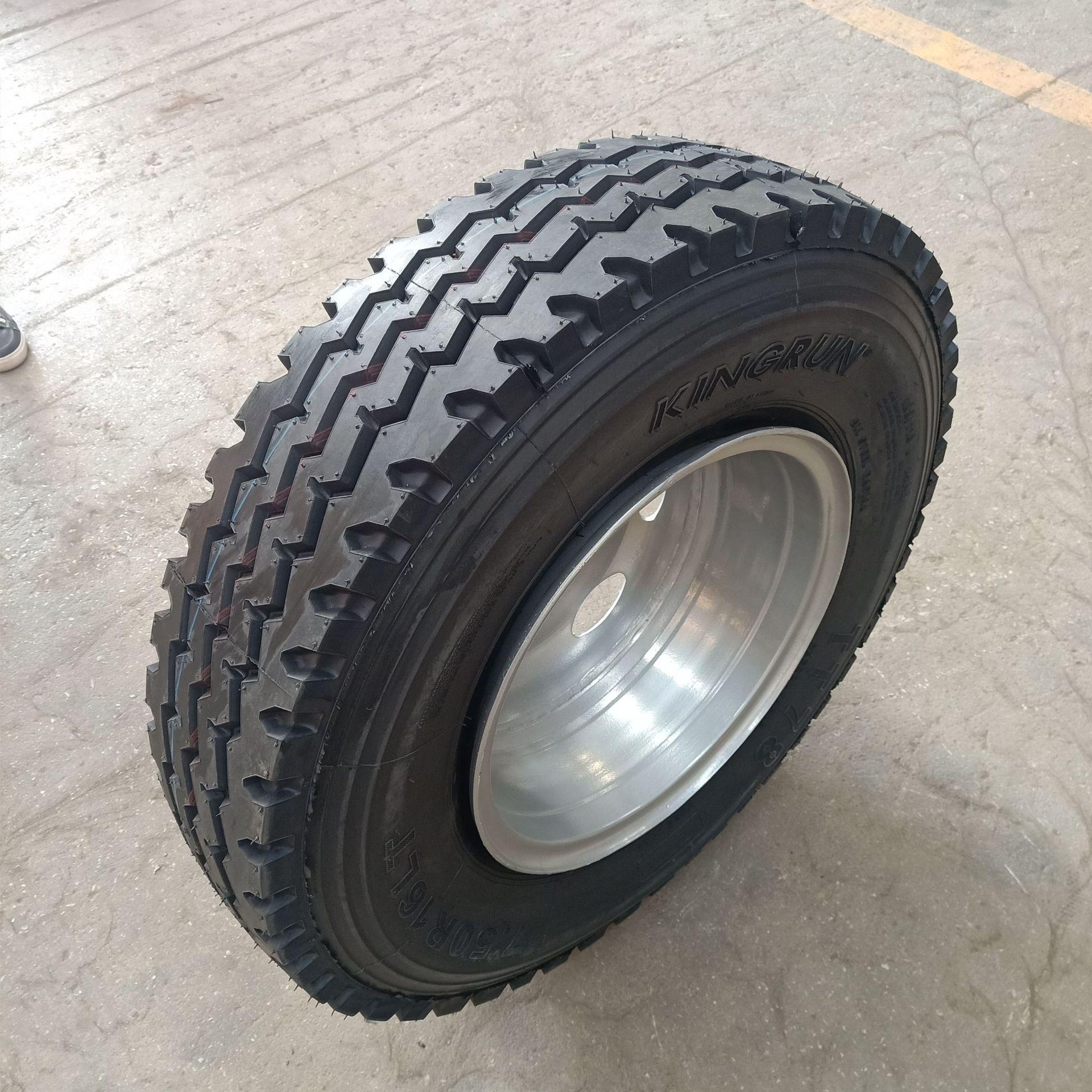 50r16卡车轮胎配套轮毂厂家8.25r16载重汽车轮胎