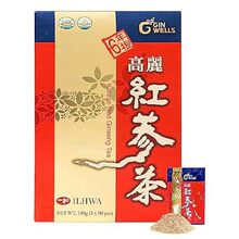 ILHWA Korean Red Ginseng Tea (150g， 011oz X 50 sachets)跨境