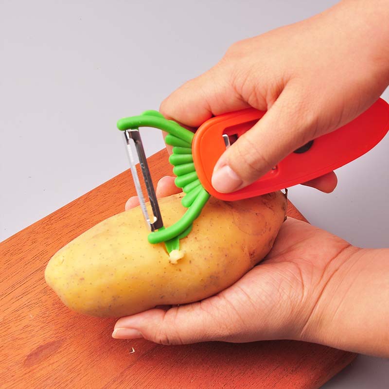 Magnet Bottle Opener Stainless Steel Peeler Multifunctional Paring Knife Household Radish Potato Plane Kitchen Tools