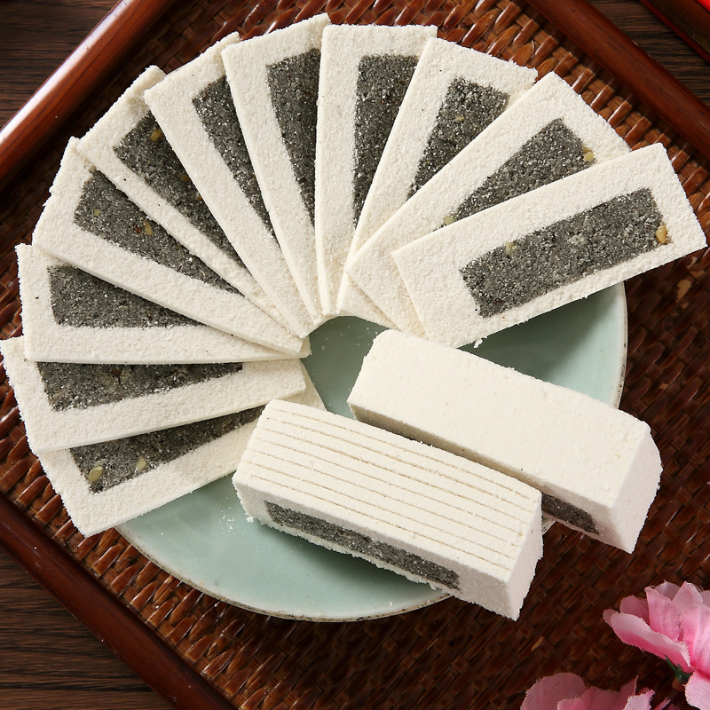 端午留隍云片糕步步糕锦榄仁夹心软糯梅州客家特产传统零食雅太郎