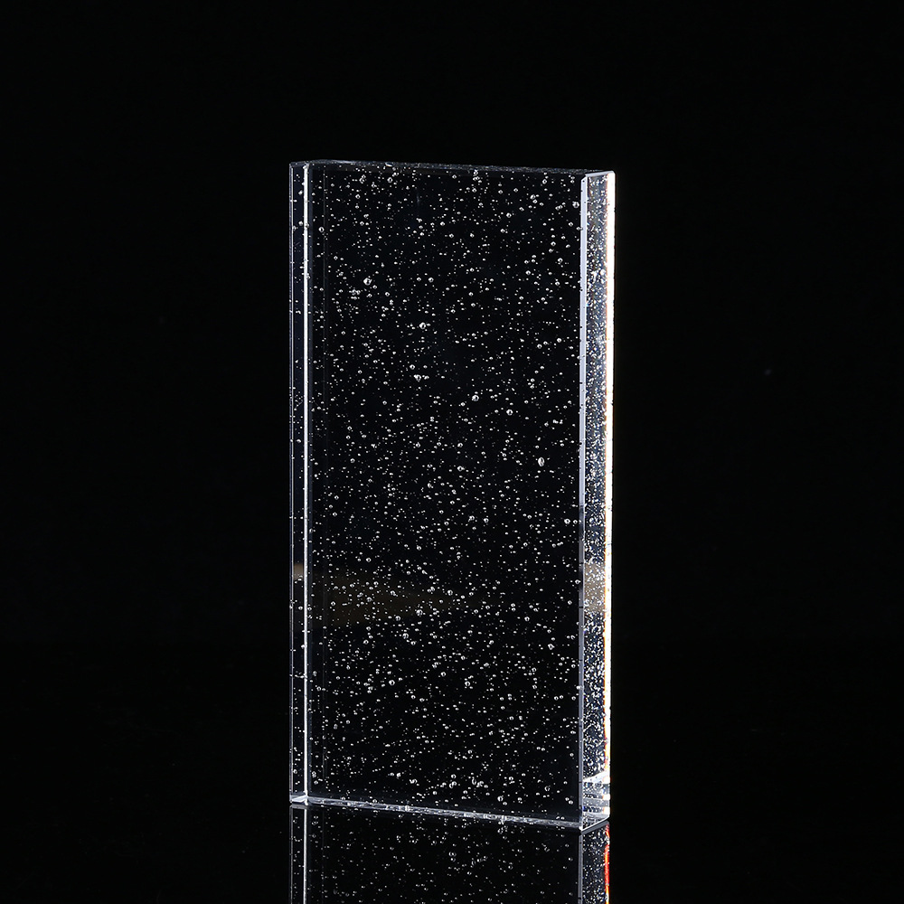 实心气泡水晶砖透明方形玻璃砖卫生间玄关背景透亮屏风墙砖批发灯