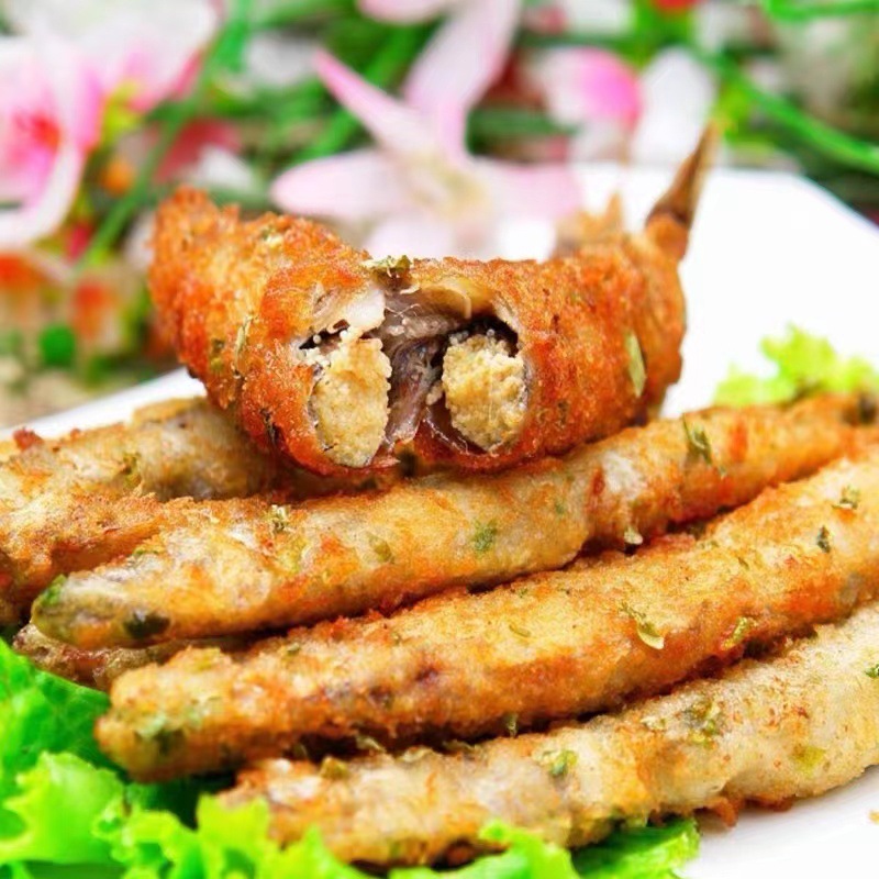 海苔多春鱼 速冻 半成品小吃 香煎油炸椒盐多春鱼800克/盒