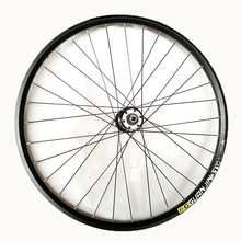 山地自行车26寸辐条轮组双层铝合金轮组山地车旋式铝花鼓轮组