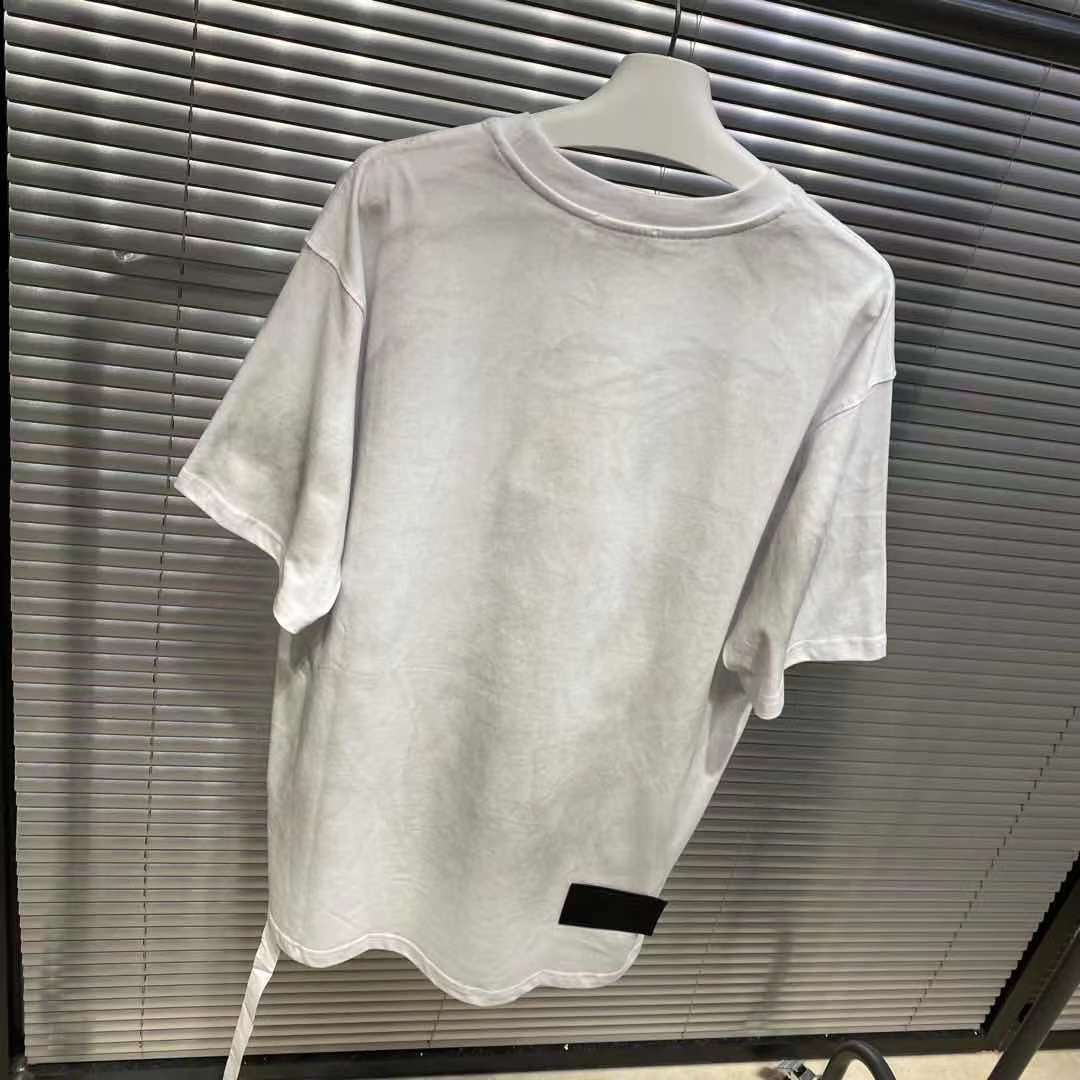 上海限定welldone短袖3m反光弹幕字母logo宽松t恤男女情侣同款潮