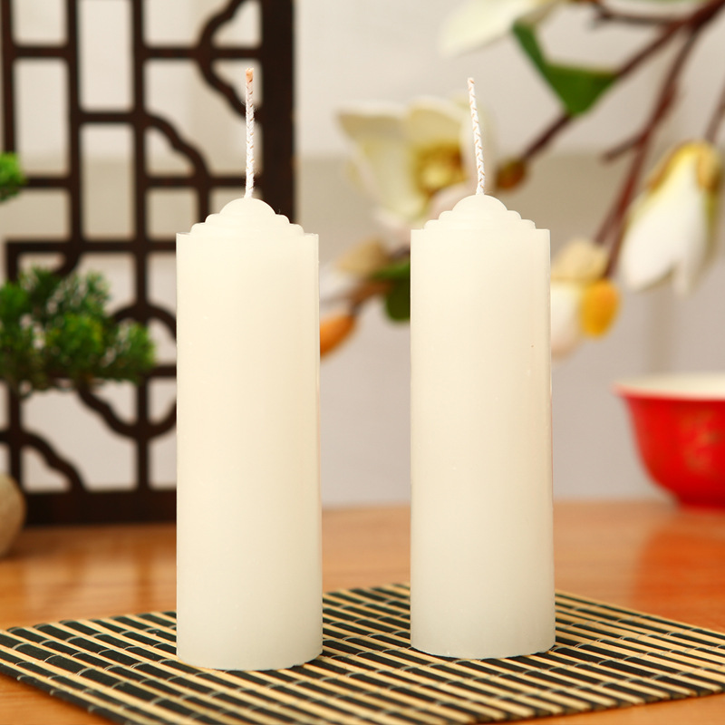 Ji Zhiguang Household Lighting Candle Red White Yellow Thick Cylindrical Power Failure Emergency Romantic Wedding Large Factory Wholesale