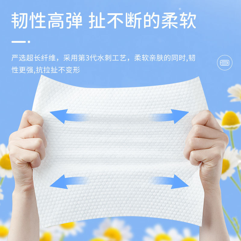 Wholesale Cotton Pads Paper Baby Thickened Wet and Dry Disposable Face Cloth Cotton Beauty Salon Cleaning Towel