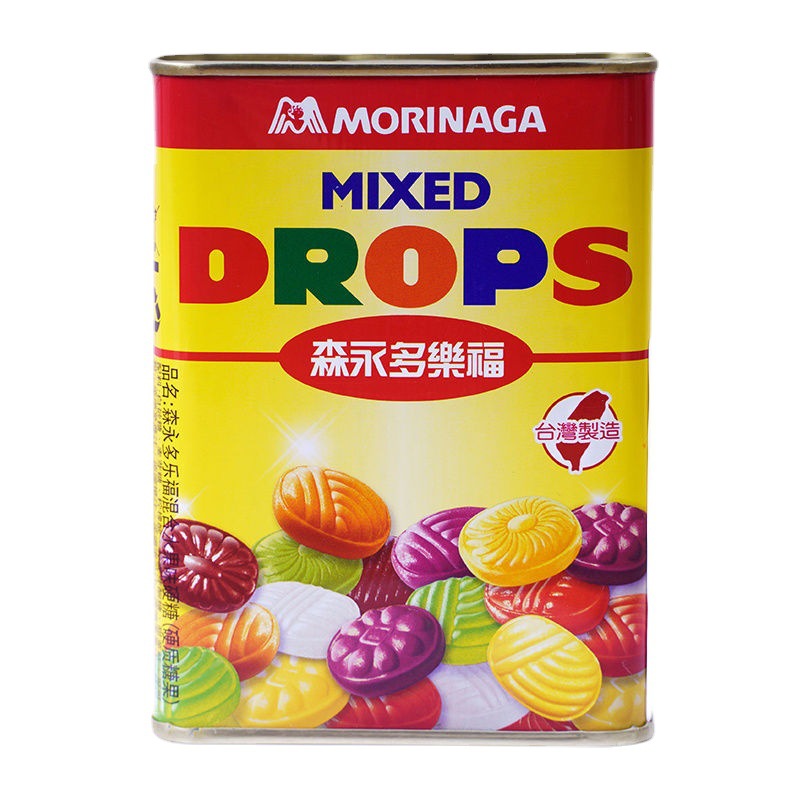 批发 台湾森永多乐福水果糖冰淇淋味酸奶味铁盒180g*8排*5个/排