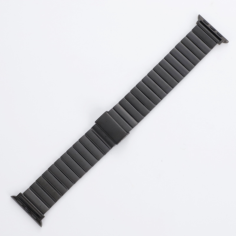 304 Stainless Steel Watch Strap Three Beads Watch Strap Metal Bamboo Watch Piece with Smart Watch Universal Accessories