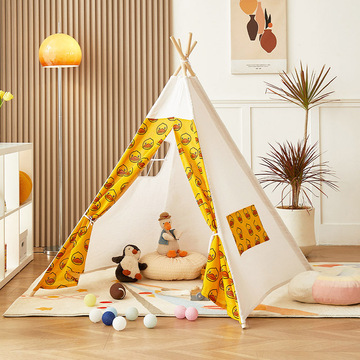 儿童帐篷印第安室内游戏屋家用公主城堡玩具屋户外郊游野餐小帐篷