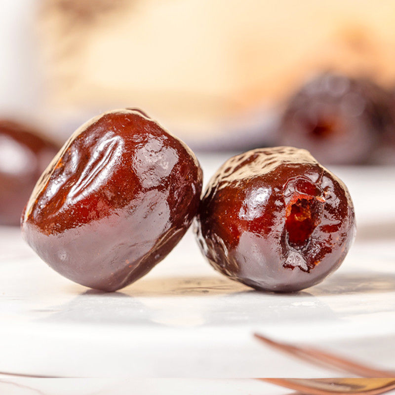 【_黑糖阿胶蜜枣178g】 去核红枣无核阿胶枣蜜饯果干