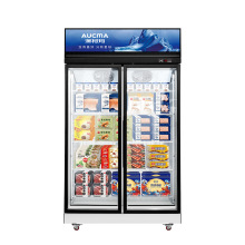 澳柯玛风冷无霜饮料柜超市商用冰箱冷冻展示冰柜网红酒吧啤酒柜