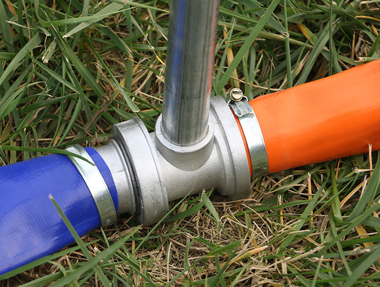 厂家批发浇地用金属立杆支架园林喷头农业喷灌架子绿化地插三脚架