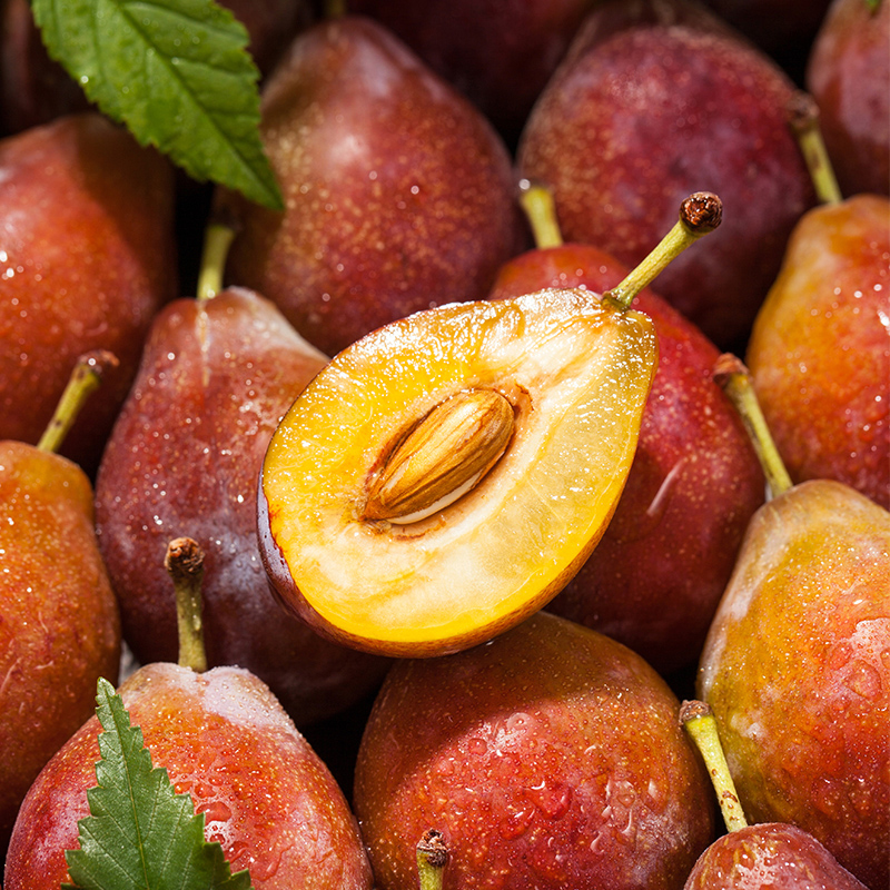新疆喀什西梅新鲜3斤法兰西新梅当季时令水果喀什整箱应季-阿里巴巴