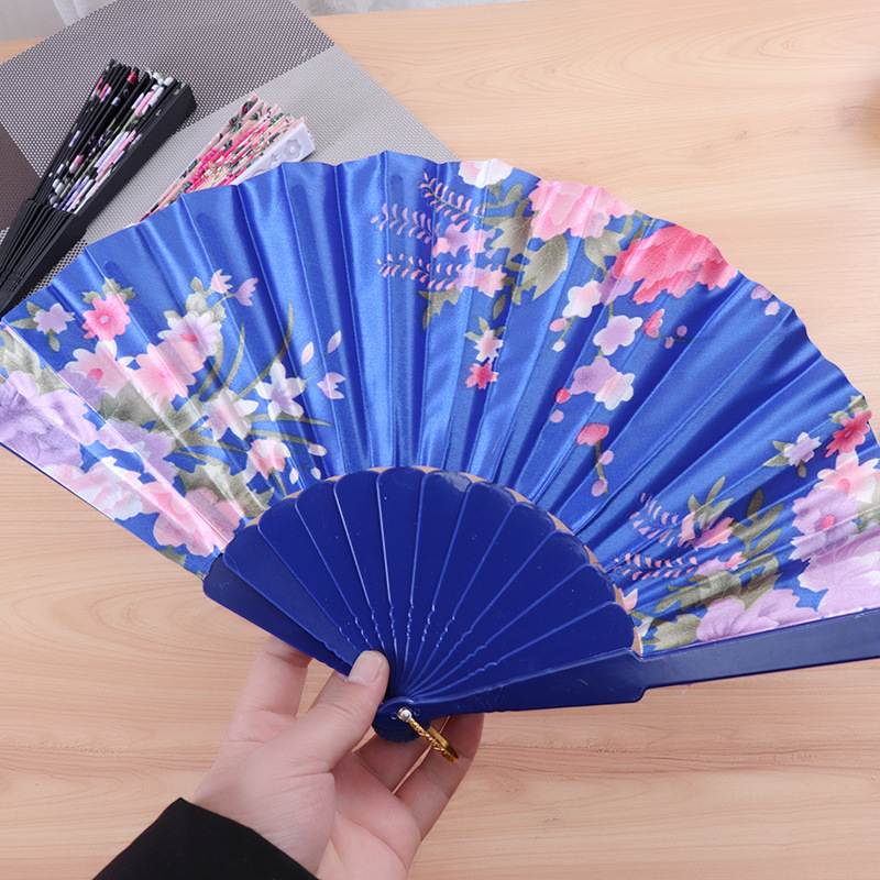 Folding Fan Chinese Style Chinese Ancient Style Folding Fan Summer Japanese Folding Fan Retro Student Small Fan Folding Fan