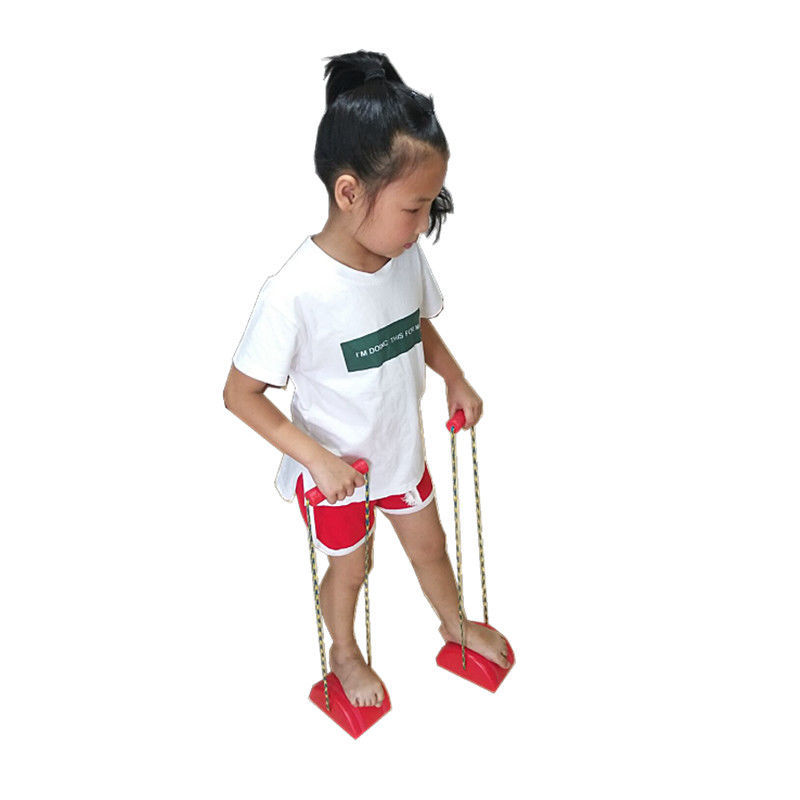 热卖儿童感统训练器材体能教具平衡踩踏石半圆高跷/脚踏石/过河石