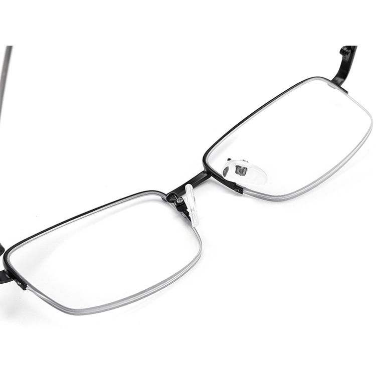 时尚新款远近两用男女同款渐进多焦点金属半框防蓝光记忆钛眼镜
