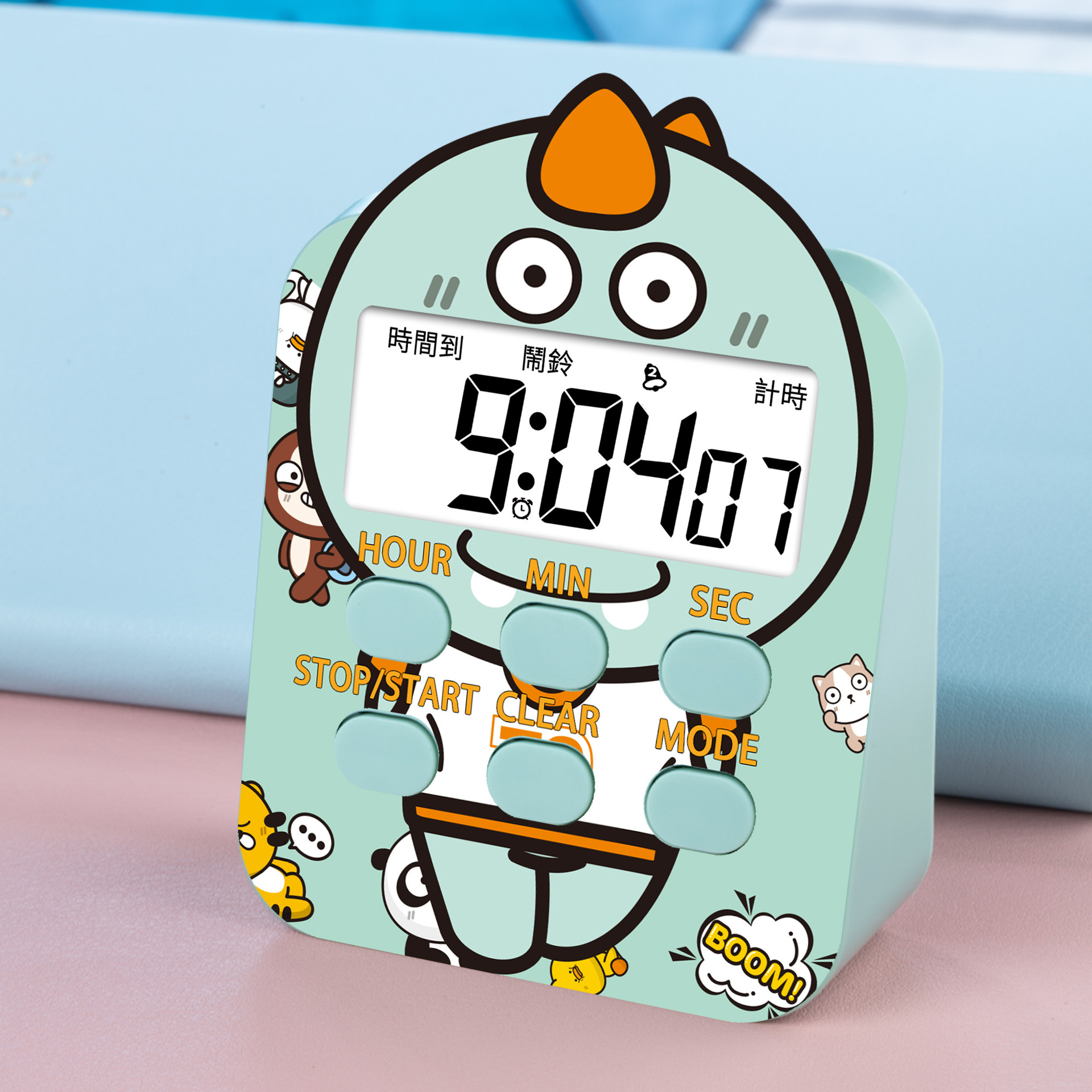 电商文创设计新款学生计时器厨房定时儿童礼品卡通联名时间管理器