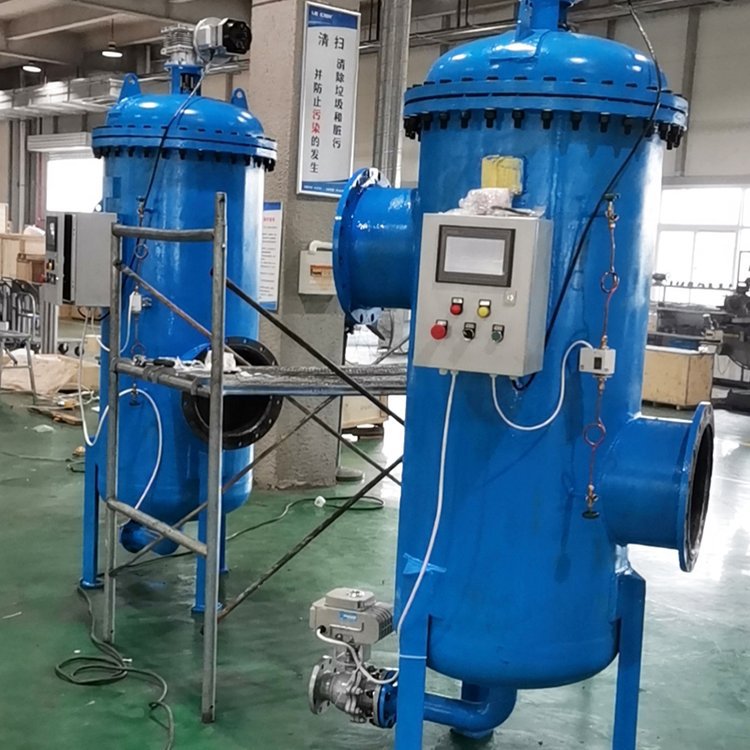 国海 全自动立式自清洗过滤器 锅炉水过滤 dn300刷式自清洗过滤器