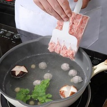 做丸子家用三联丸子制作器厨房挤鱼丸压肉圆工具炸丸子器