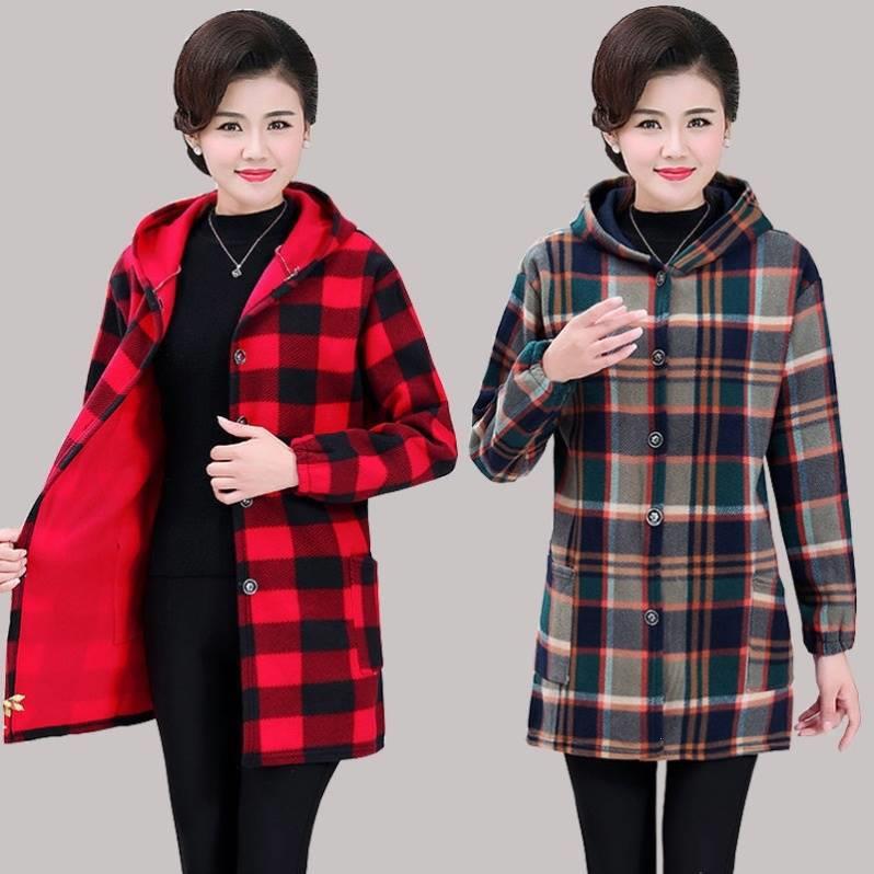 女款围裙劳保工作服干活外套罩衣加厚成人漂亮的家用厨房冬季连帽