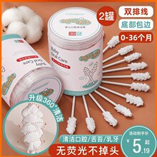 婴儿口腔清洁器新生儿乳牙纱布宝宝舌苔洗舌头用品0-1-2-3岁批发