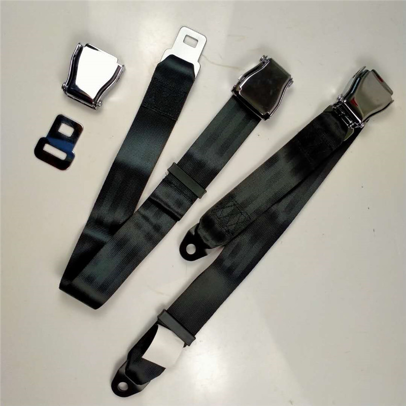 两点式飞机锁扣安全带航空座椅高铁卡扣观光车游乐设施保险腰带