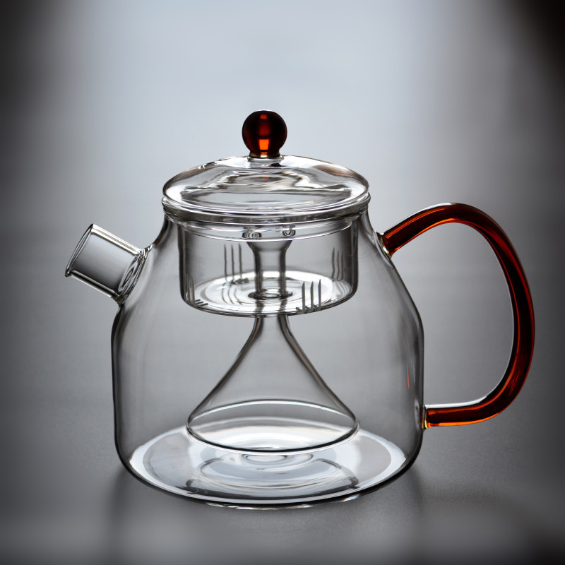Large Capacity Full Glass Tea Steaming Pot Electric Ceramic Stove Tea Cooker Household Heat-Resistant Glass Kettle Teapot