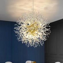 水晶吊灯蒲公英轻奢网红满天星客厅卧室房间现代简约创意北欧灯具