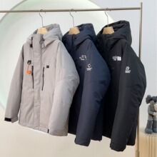 北面男士600蓬羽绒服美国正品代购the north face保暖连帽羽绒