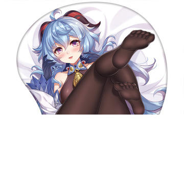 原创原神游戏甘雨椰羊可爱电脑立体鼠标垫护腕硅胶手腕