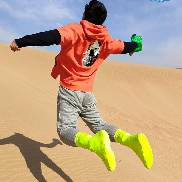 沙漠防沙鞋套茶卡盐湖脚套户外徒步旅游装备鸣沙山滑沙套儿童沙滩