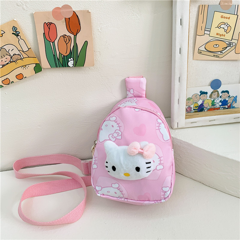 Cartoon Carai Children's Bag Melody Clow M Chest Bag Kindergarten Baby Girl Super Light Schoolbag Messenger Bag