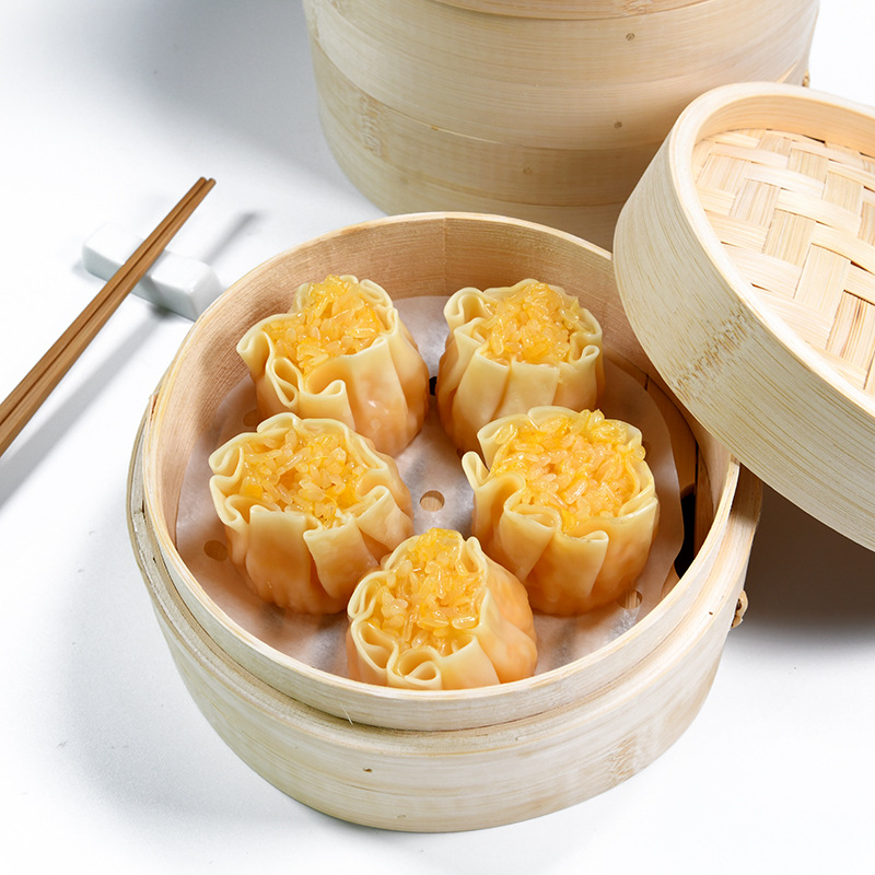 邻家小厨 菠萝烧卖 便利店素馅早点小吃烧麦10个装 快餐面点批发