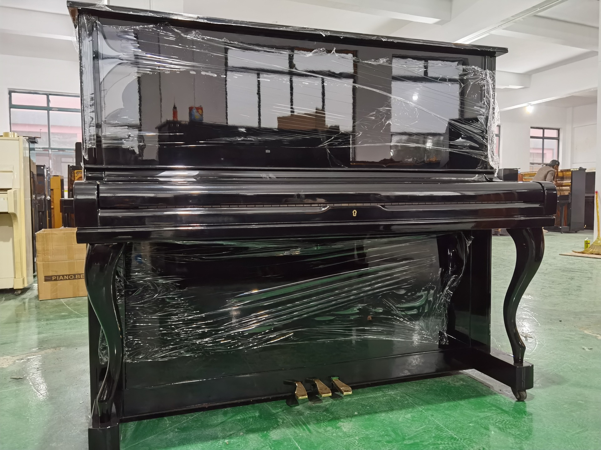 进口二手钢琴家用低价英昌u3立式初学者成人儿童考级练习实木钢琴