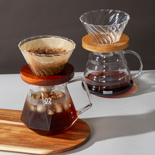 koonan手冲咖啡套装玻璃咖啡滤杯滴漏壶咖啡过滤器咖啡手冲咖啡壶