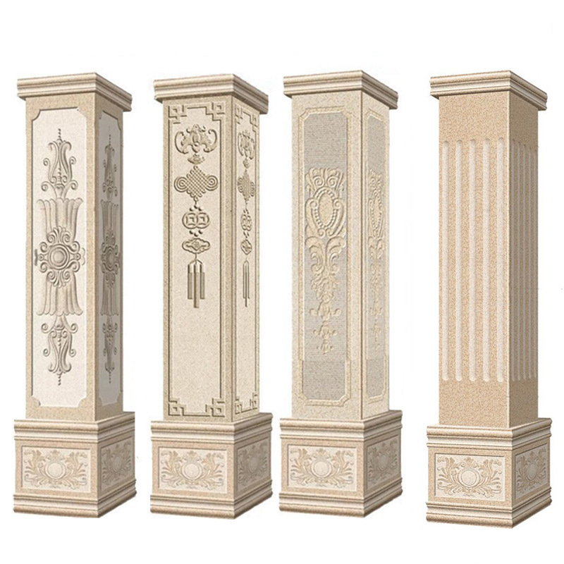 大门柱子乡村花纹别墅罗马柱结配套新农村外墙砖壁柱花瓷砖